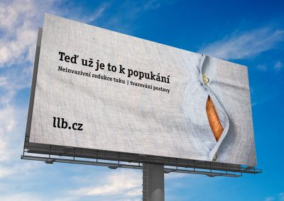 Grafický návrh billboardu pro LLB